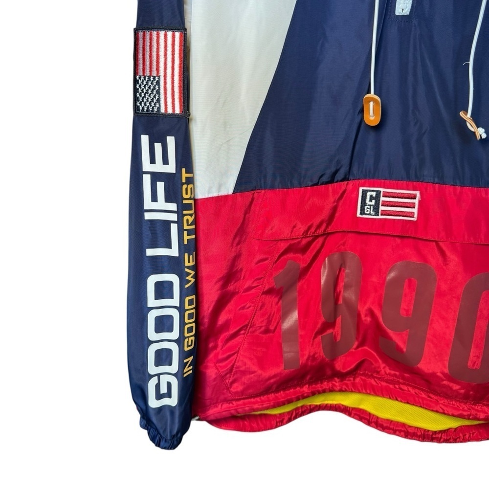 Camp The Good Life Windbreaker 1990 Nautical Sailing Small - Picture 3 of 8